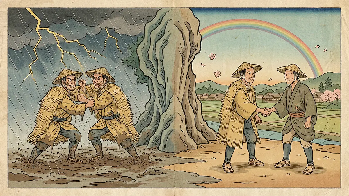 雨降って地固まる