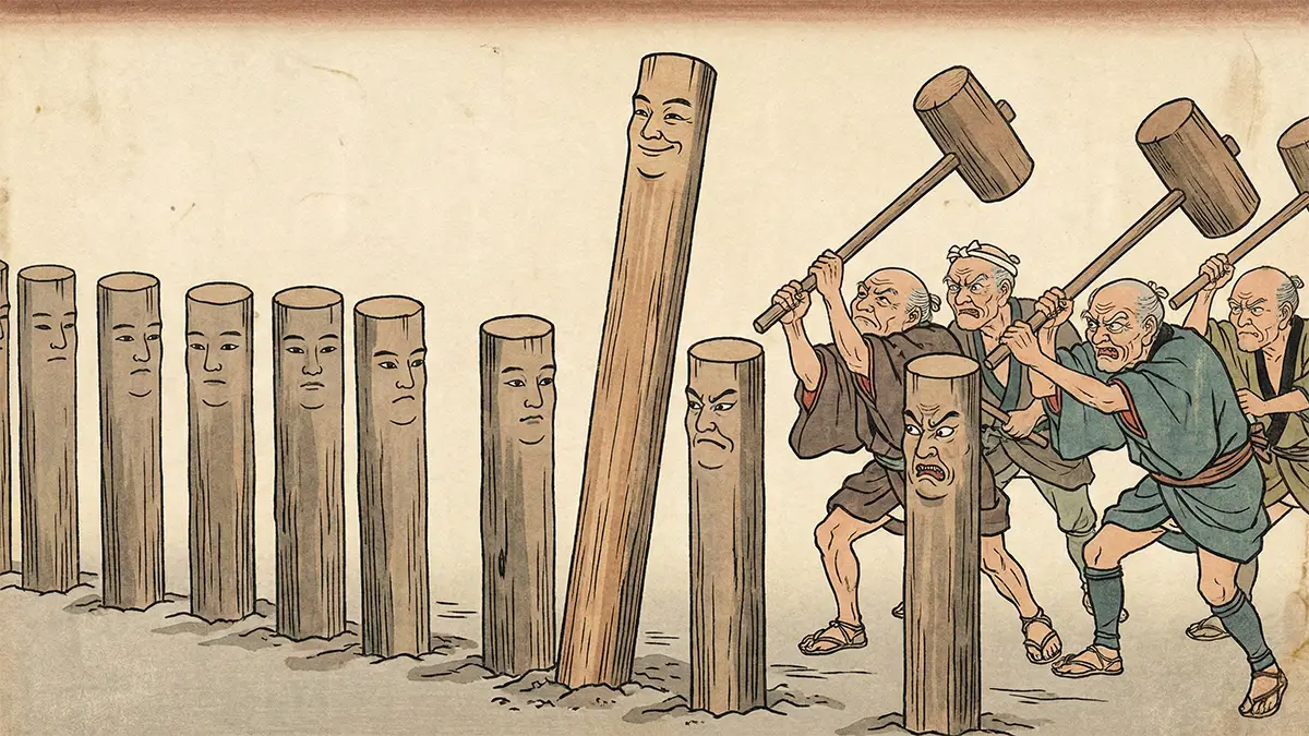 出る杭は打たれる