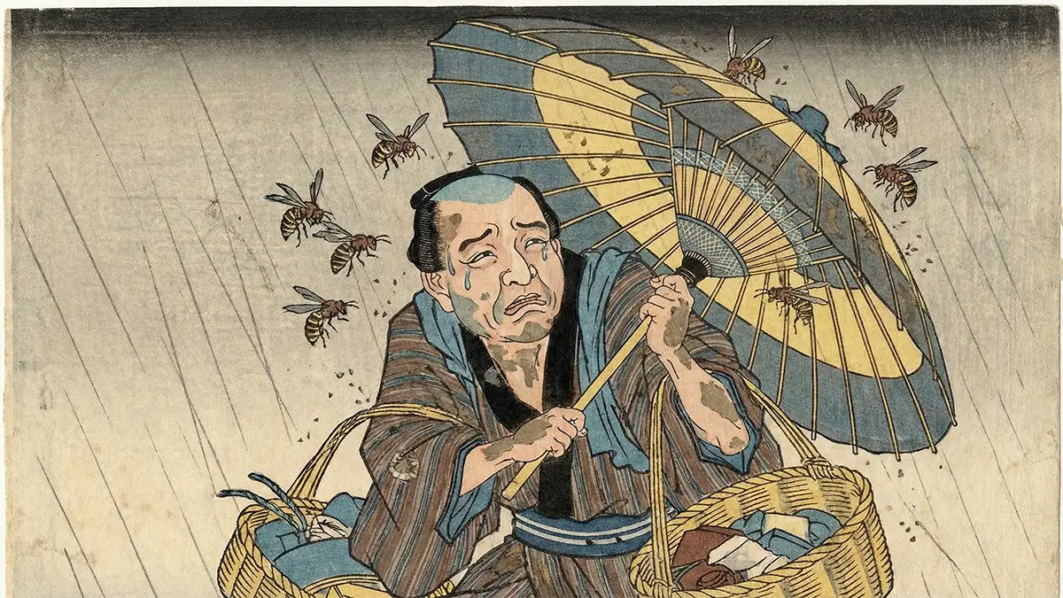 泣きっ面に蜂