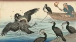 鵜のまねをする烏