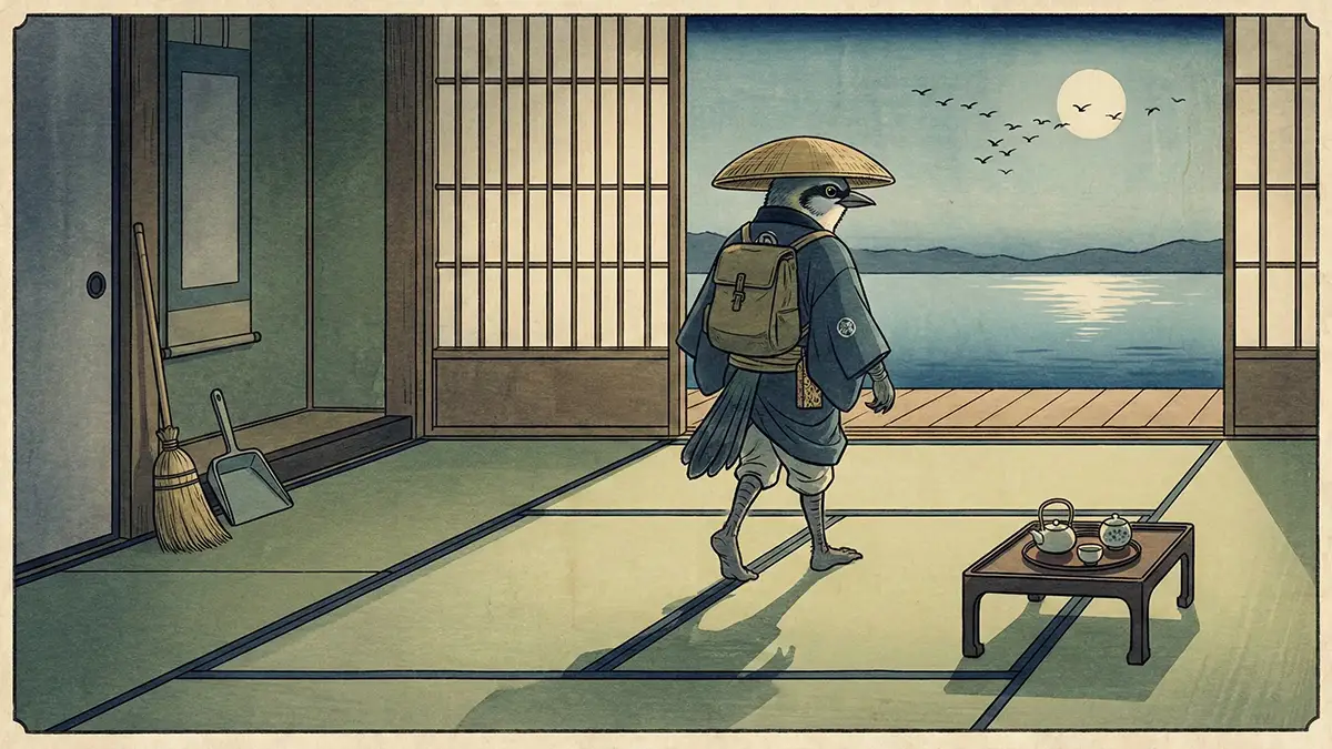 立つ鳥跡を濁さず