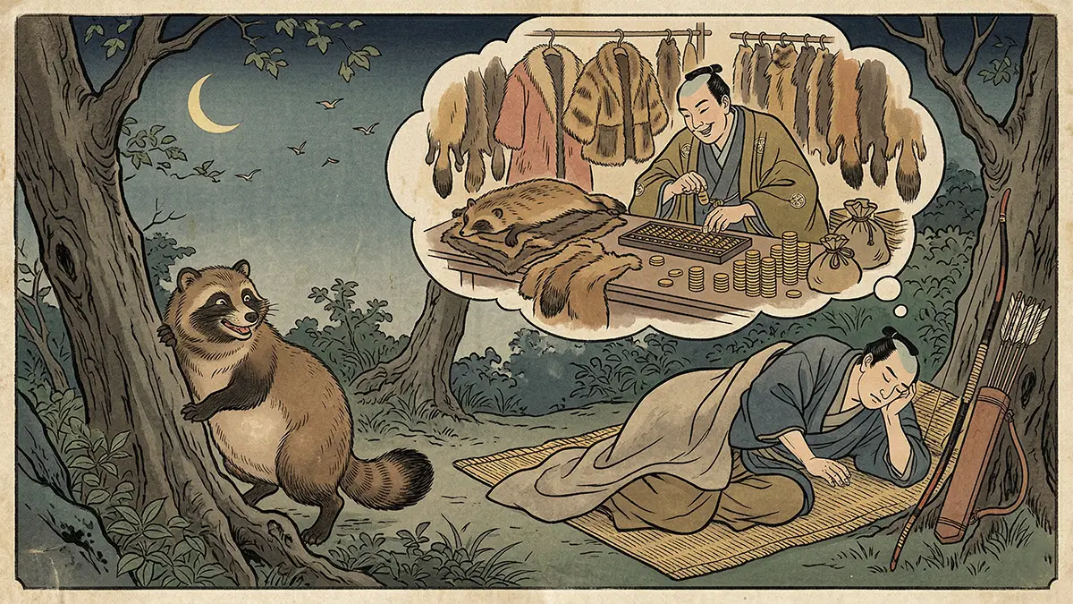 捕らぬ狸の皮算用