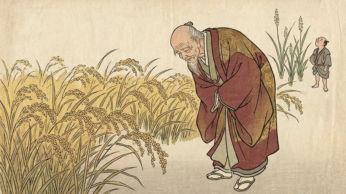 実るほど頭を垂れる稲穂かな