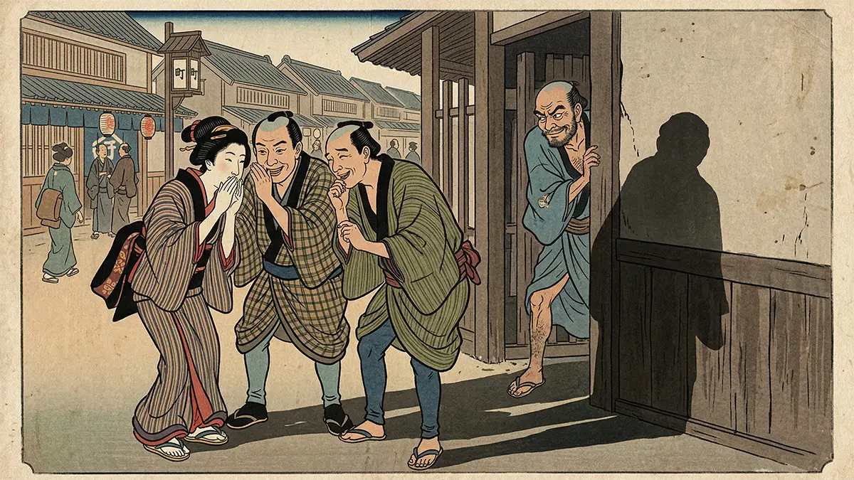 噂をすれば影が差す