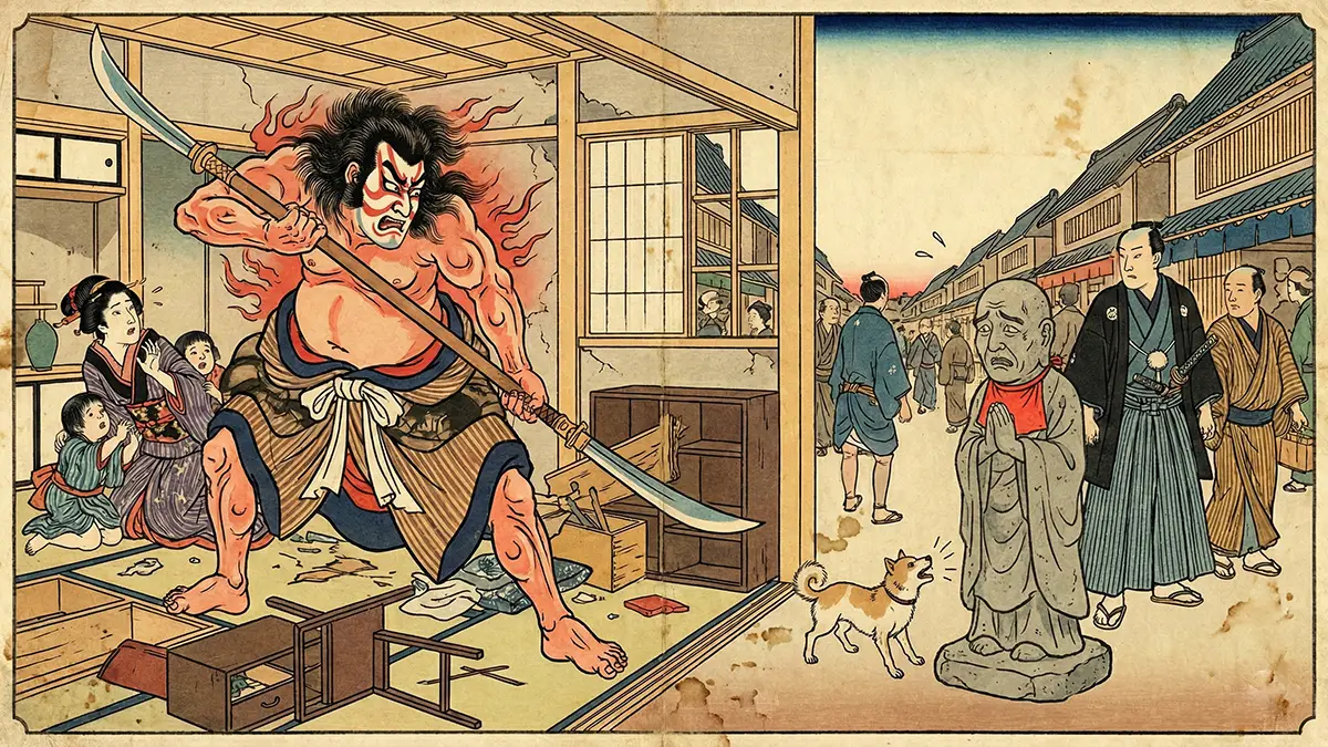 内弁慶の外地蔵