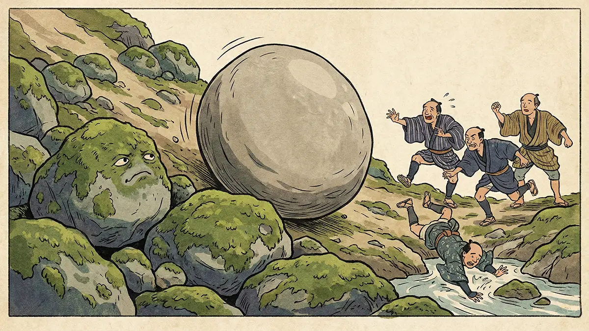 転がる石には苔が生えぬ