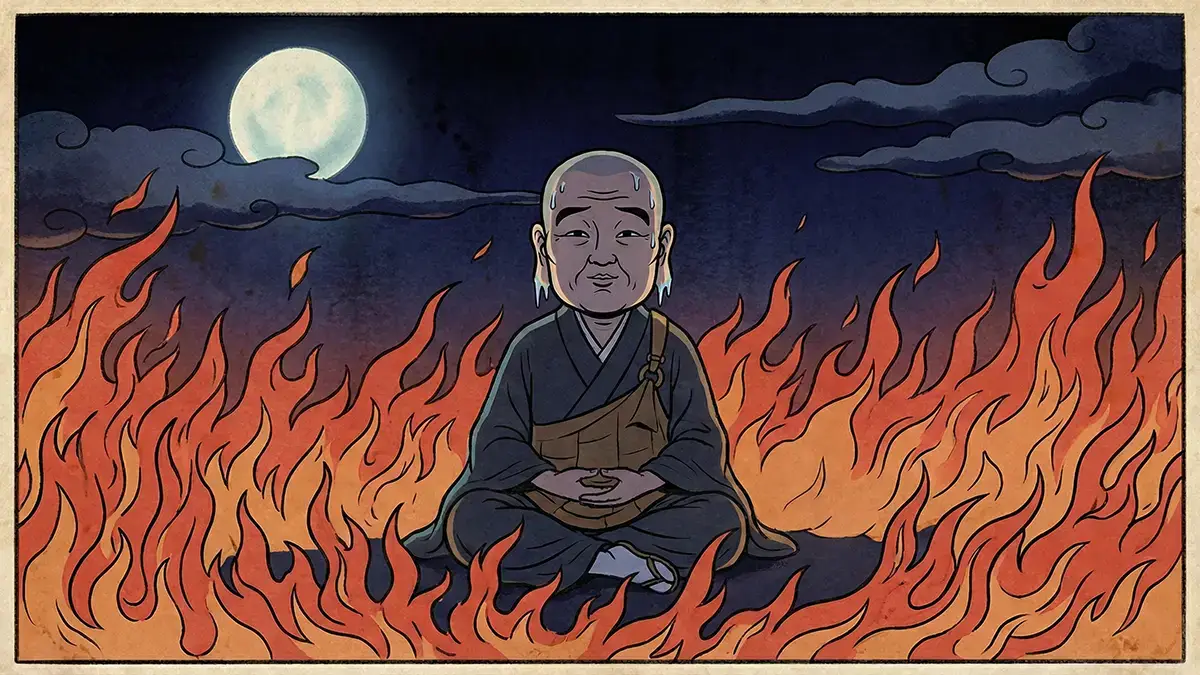 心頭滅却すれば火もまた涼し