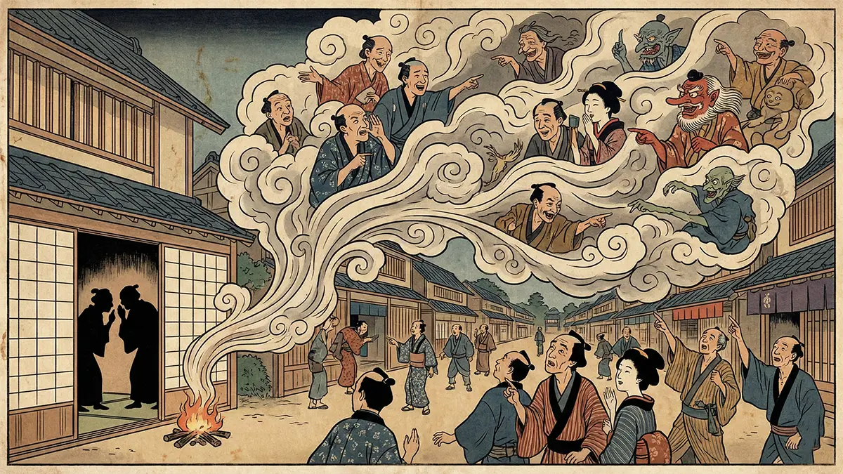 火のない所に煙は立たぬ