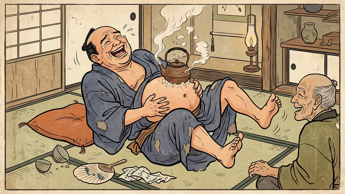 へそで茶を沸かす