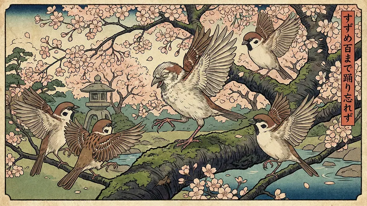 雀百まで踊り忘れず