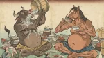牛飲馬食