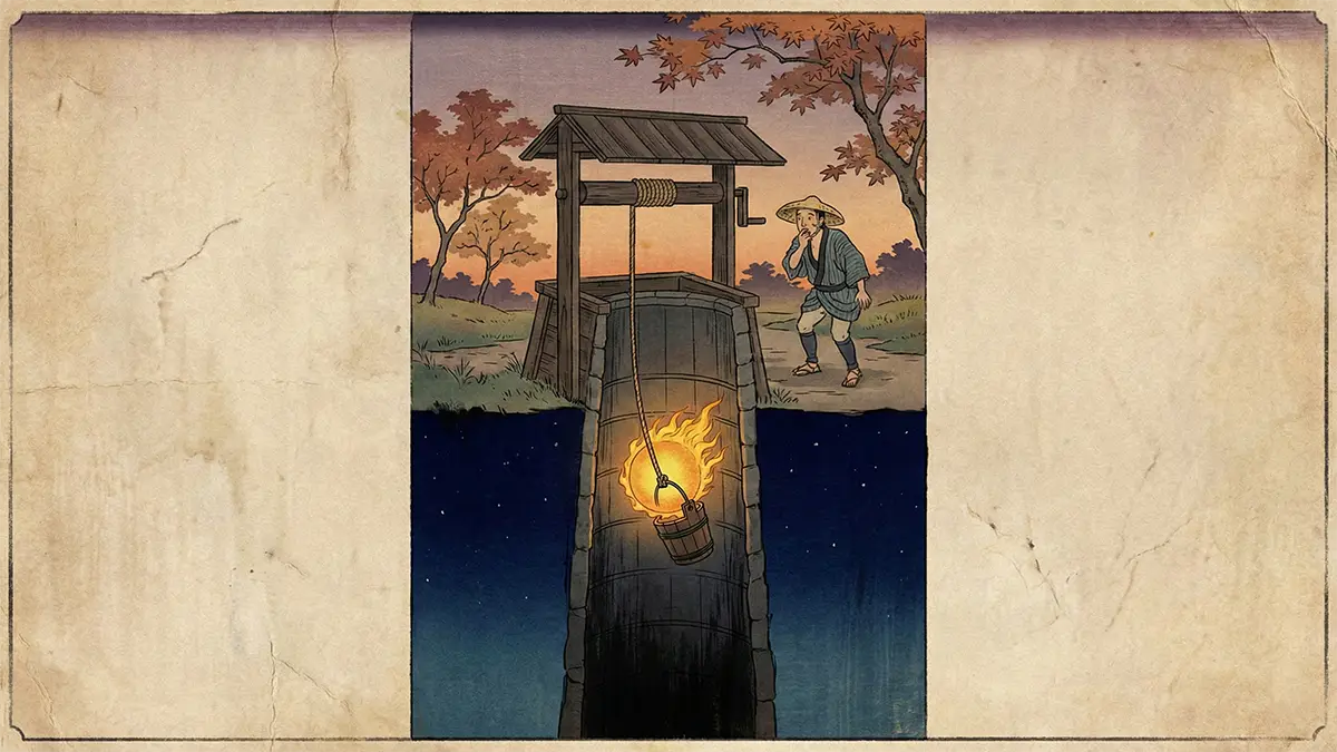 秋の日は釣瓶落とし