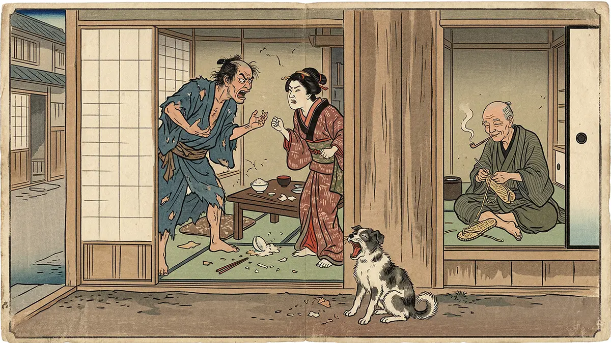 夫婦喧嘩は犬も食わぬ