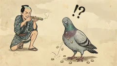 鳩が豆鉄砲を食ったよう