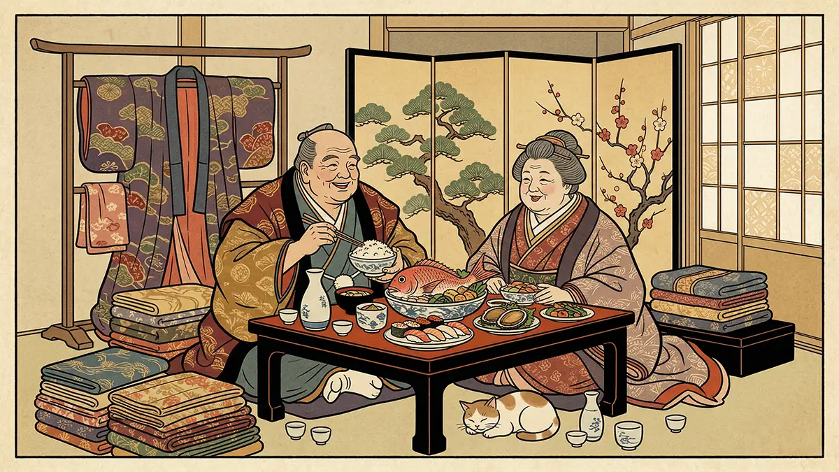 飽食暖衣