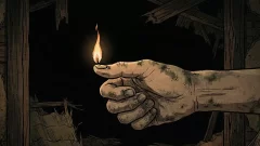 爪に火をともす