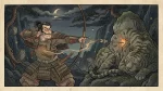 石に立つ矢