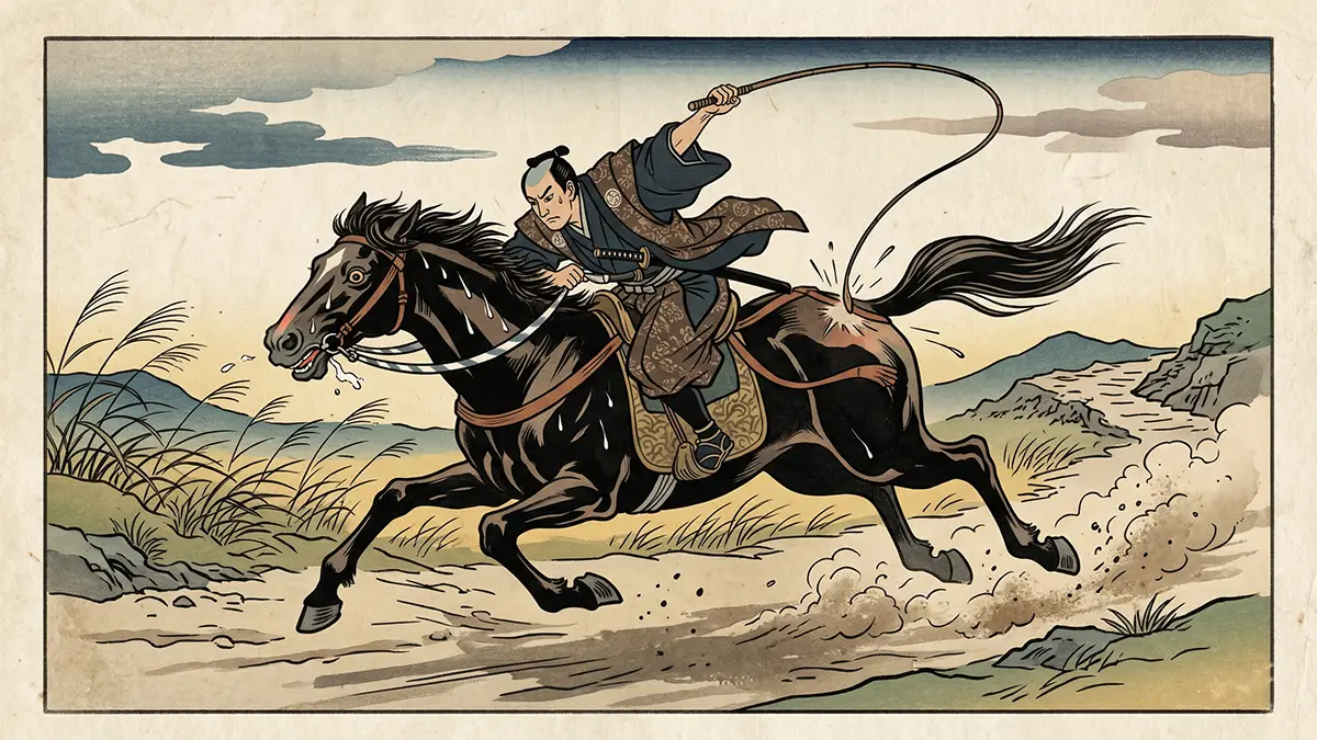 走る馬にも鞭
