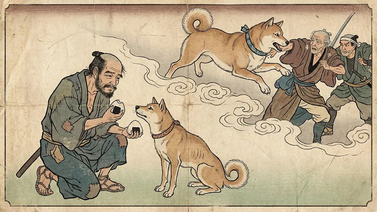 犬は三日飼えば三年恩を忘れぬ