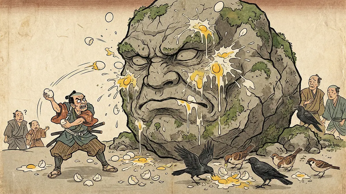 卵を以て石に投ず