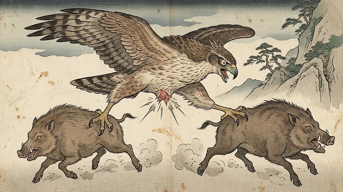 欲の熊鷹股裂ける