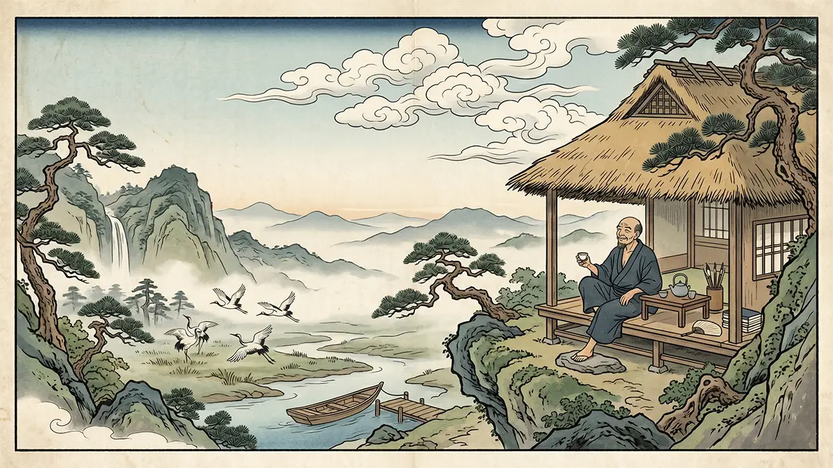 閑雲野鶴