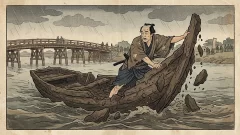 泥船に乗る