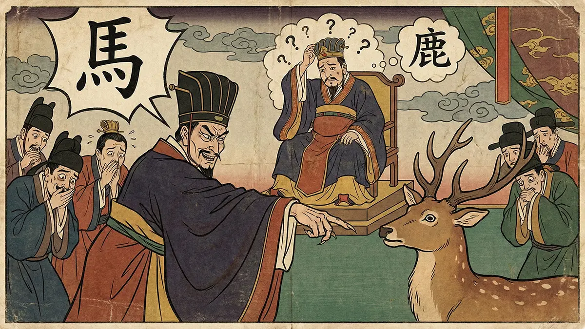 鹿を指して馬と為す