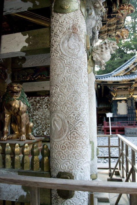 日光東照宮 陽明門 逆柱