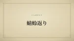 蜻蛉返り