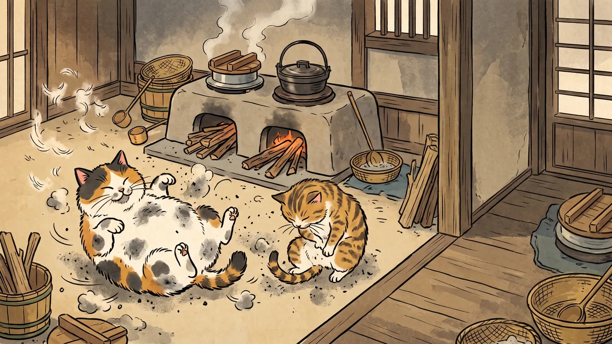 結構毛だらけ猫灰だらけ
